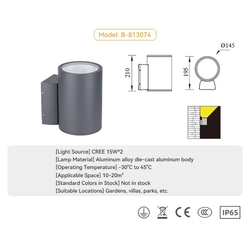 Luminária de Parede LED para E - Outdoor Lighting Lamps avaliação e preço