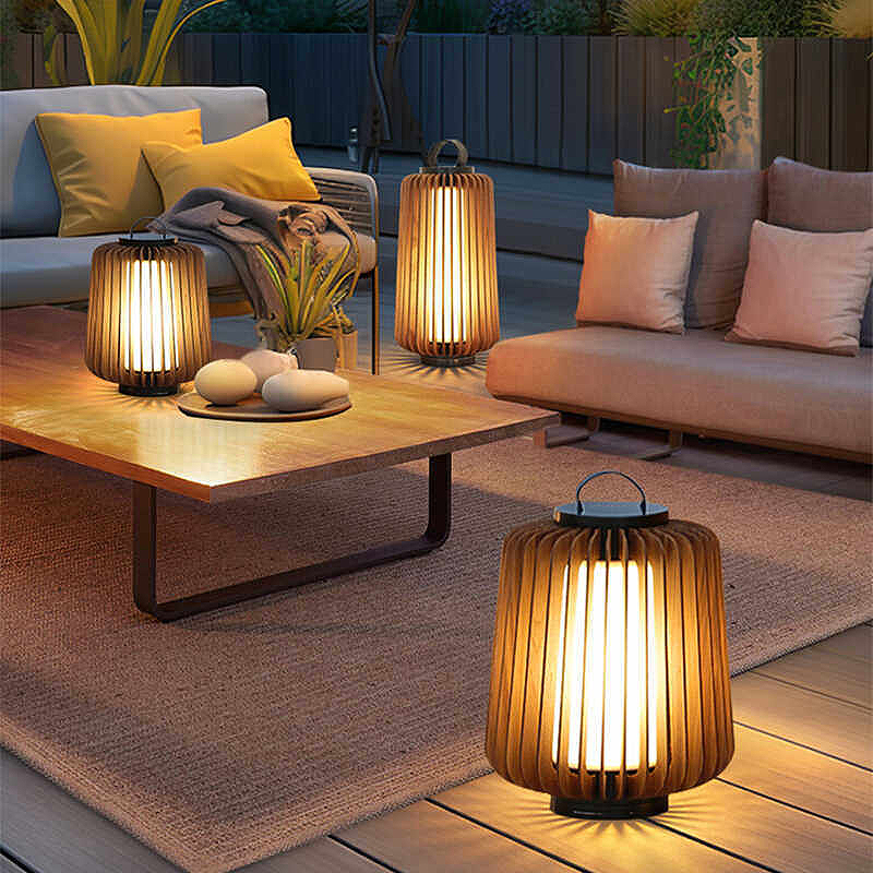 Luminária de chão solar LED pa - Outdoor Lighting Lamps avaliação e preço