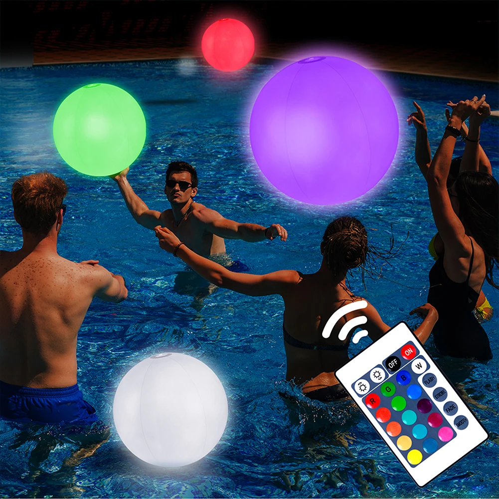Bola de Praia Inflável com LED - Outdoor Lighting Around Pool avaliação e preço